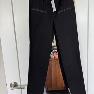 Helmut Lang Black Straight Leg Pants